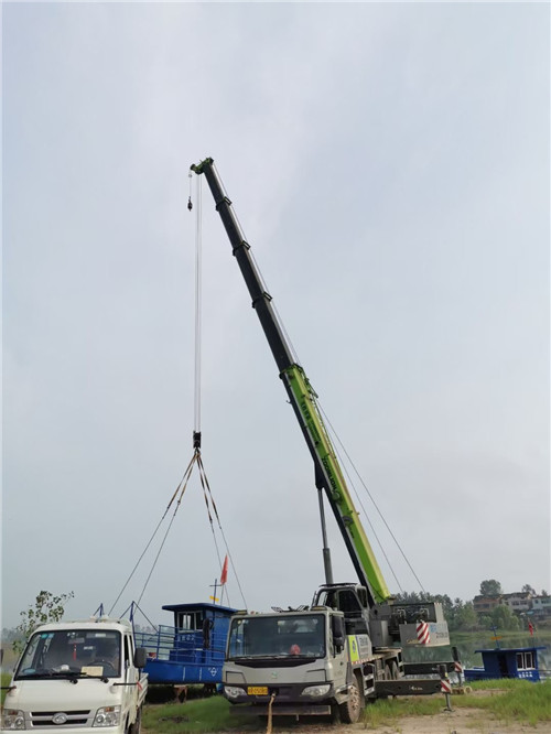 翠屏区桥梁建设吊装案例